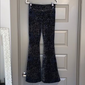 Velour Flare Pants